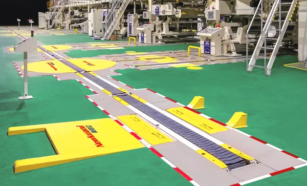 paper roll conveyor system