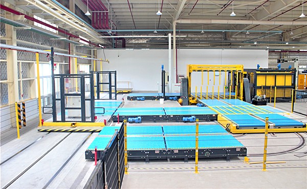 paperboard factory industrial conveyor systems